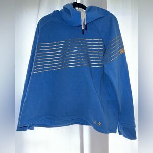 Under Armour Blue Turtleneck Sweater with Modern Design